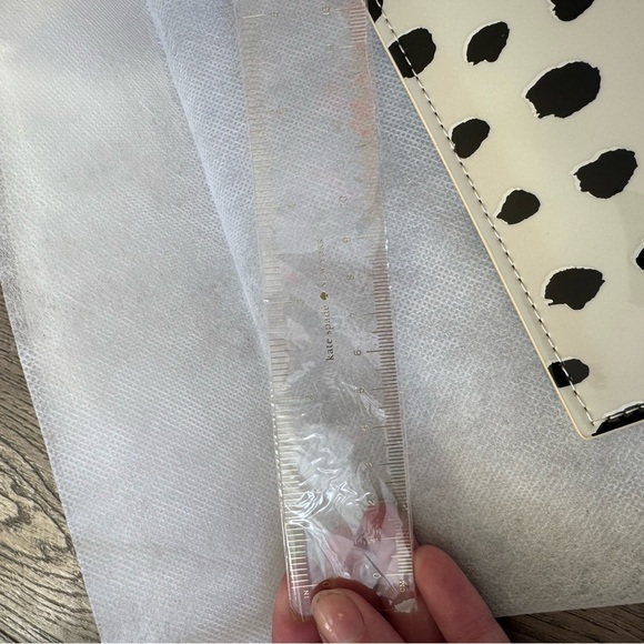 Kate Spade Flamingo Dot Pencil Pouch & Accessories NWT - Picture 8 of 9